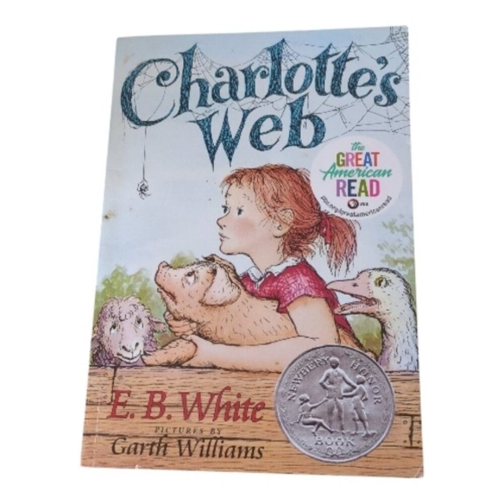 ***4/$20*** E.B. White Charlotte's Web Chapter Book‎
